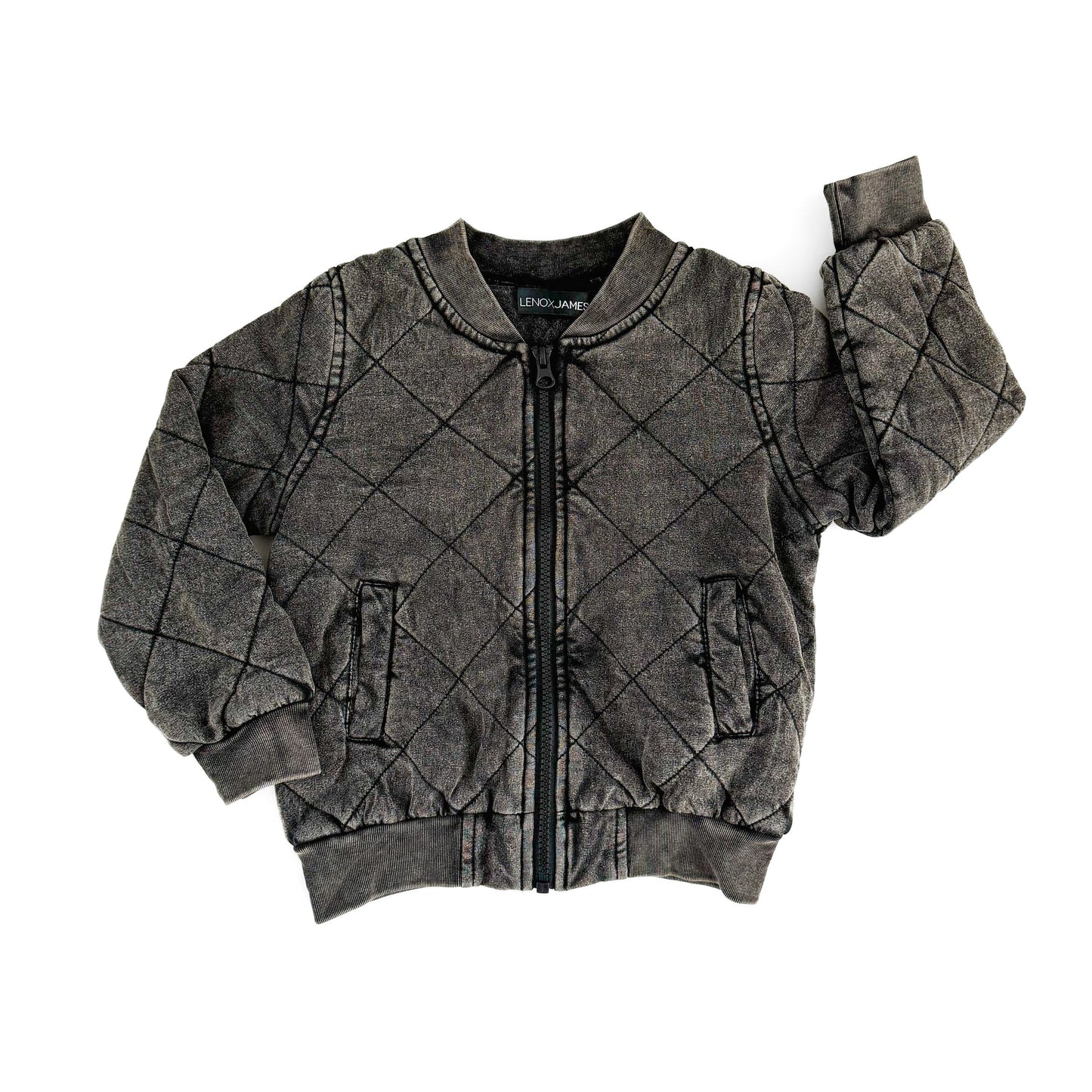 Quilted Bomber Jacket