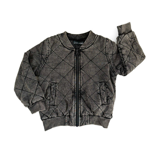 Quilted Bomber Jacket