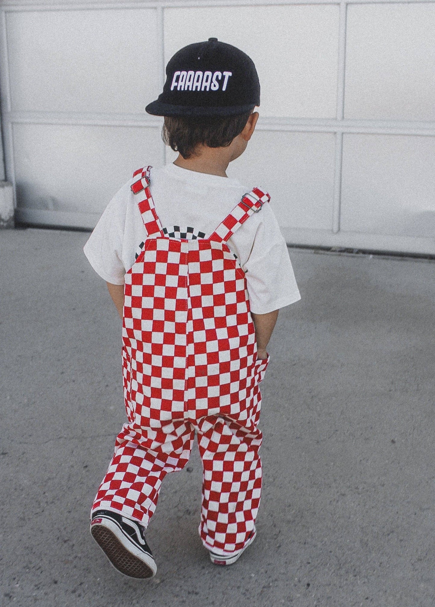 Checkered Overalls