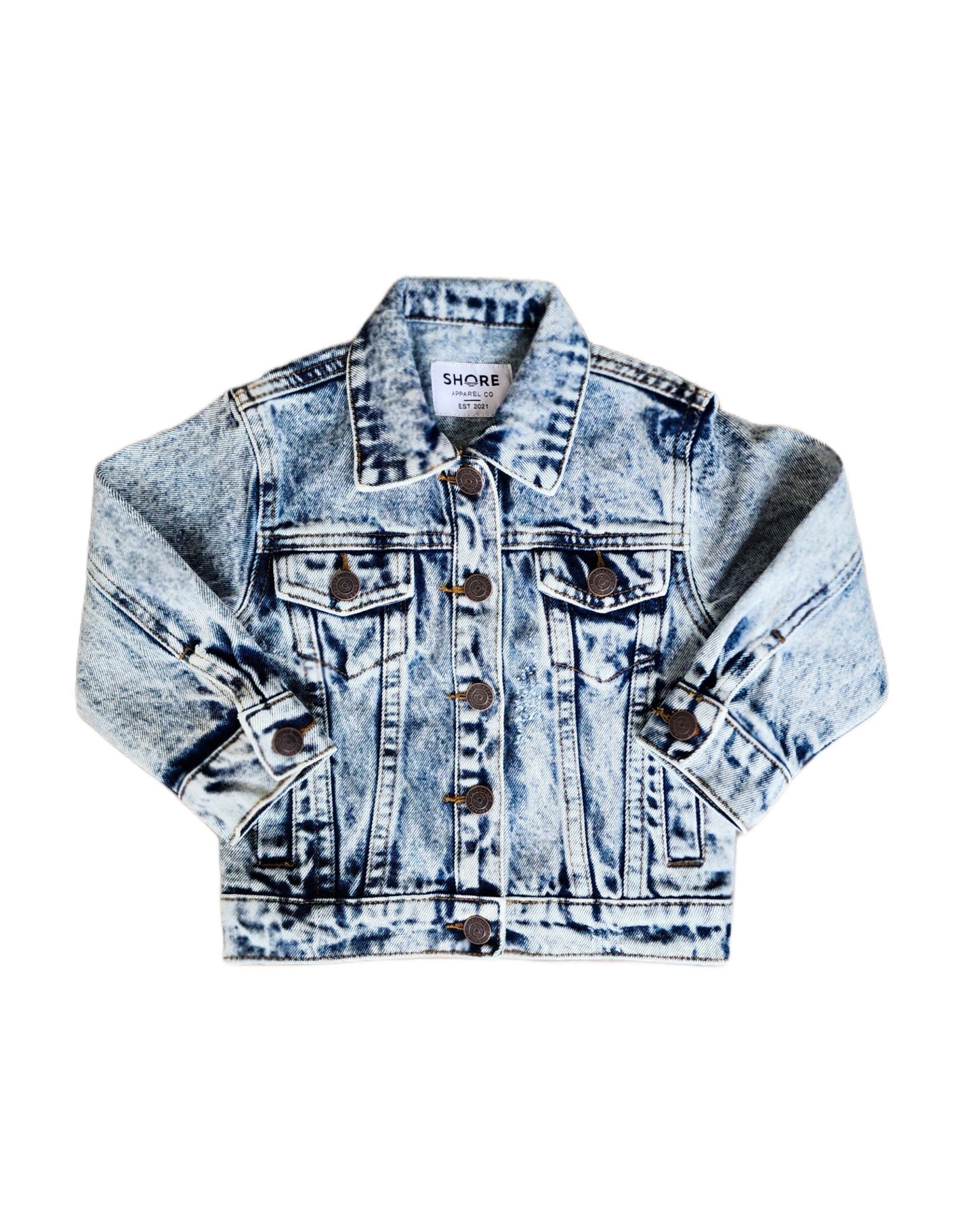 Acid Wash Jean Jacket