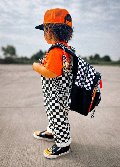 Checkered Overalls