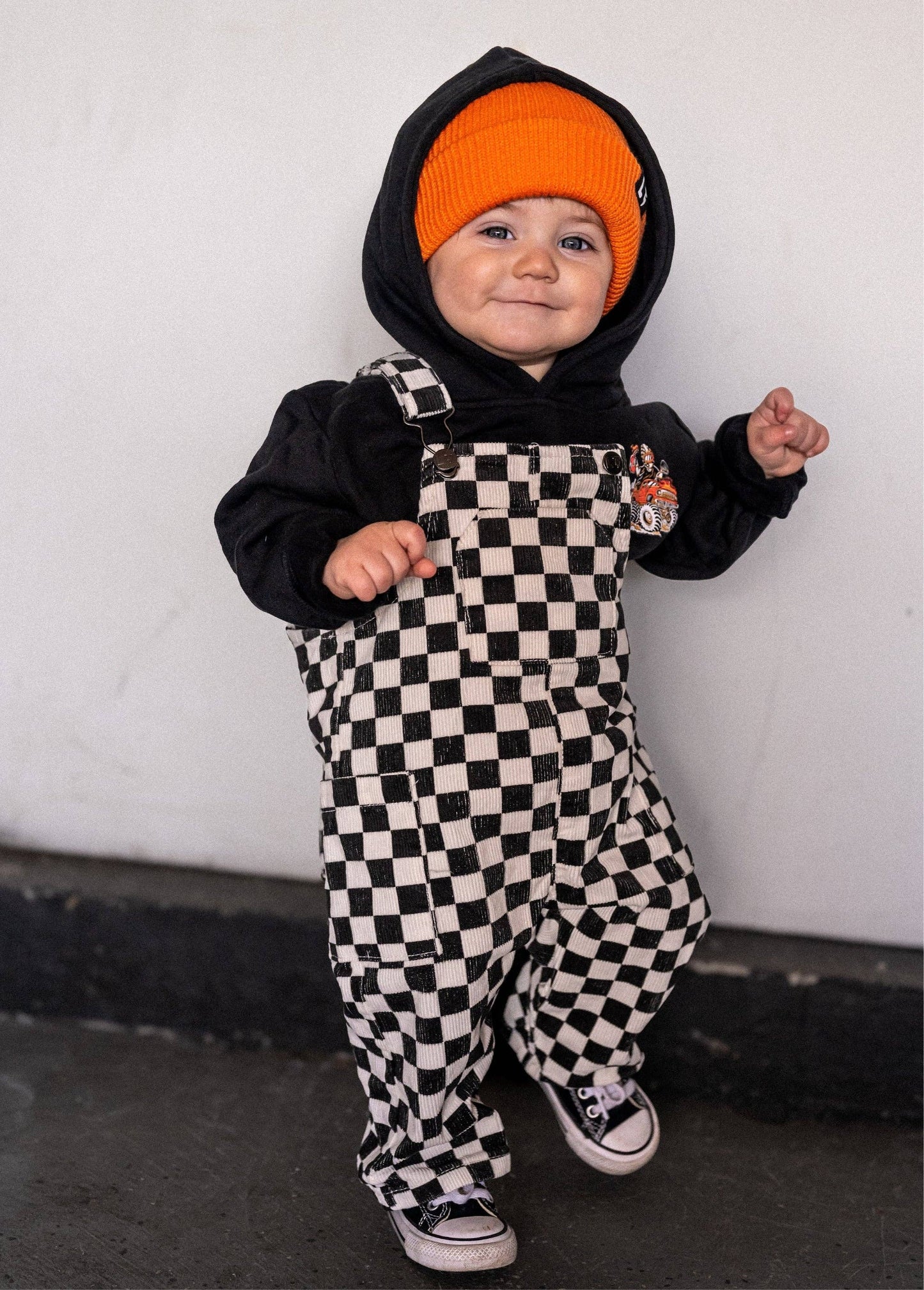 Checkered Overalls